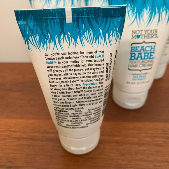 Not Your Mother’s Beach Babe Texturizing Hair Cream 1.5 oz. Lot of 5 - Picture 2 of 2
